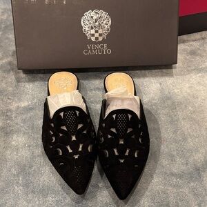 Vince Camuto Meekel Mules - black suede